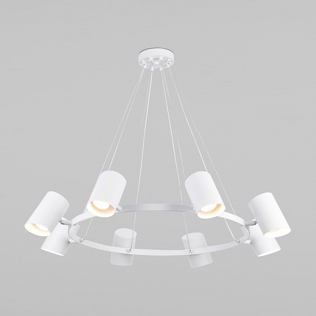 Подвесная люстра Eurosvet Splay 70147/8 белый изображение 1 Подвесная люстра Eurosvet Splay 70147/8 белый Фото № 1
