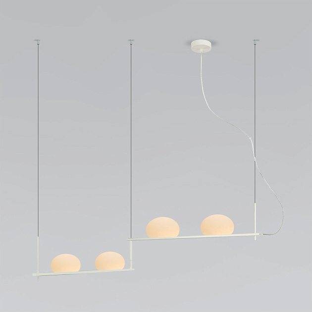 Подвесной светильник Eurosvet Stair 70145/4 белый изображение 1 Подвесной светильник Eurosvet Stair 70145/4 белый Фото № 1