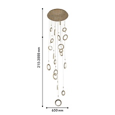 Подвесная светодиодная люстра Favourite Jongleur 4322-20P 1