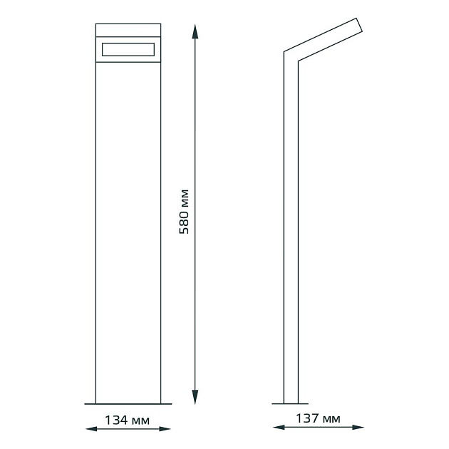 Уличный светодиодный светильник Gauss Electra GD110 Фото № 3