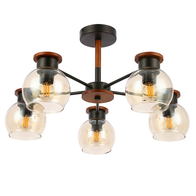 Потолочная люстра Evoluce Rasco SLE108102-05 изображение 1 Потолочная люстра Evoluce Rasco SLE108102-05 Фото № 1