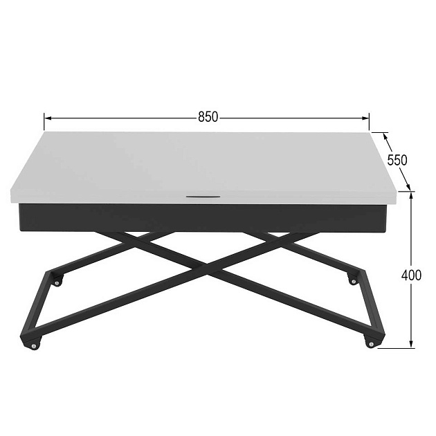 Стол-трансформер Мебелик Андрэ 007799 изображение 3 Стол-трансформер Мебелик Андрэ 007799 Фото № 3