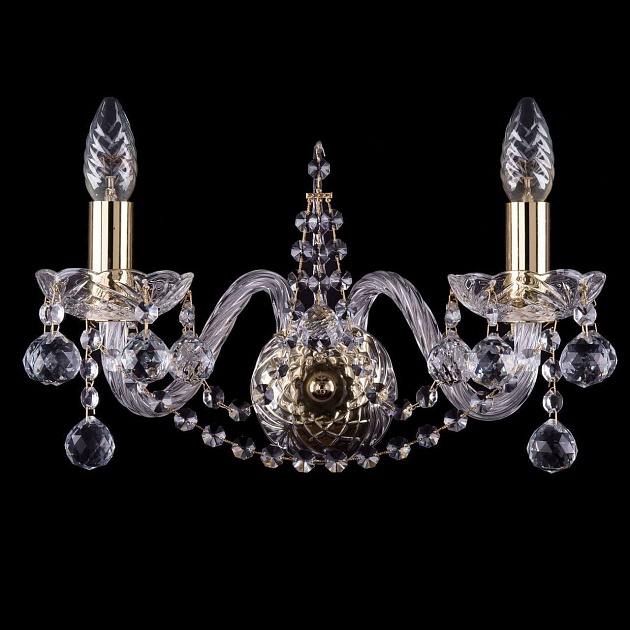 Бра Bohemia Ivele 1411B/2/160 G Balls Фото № 1