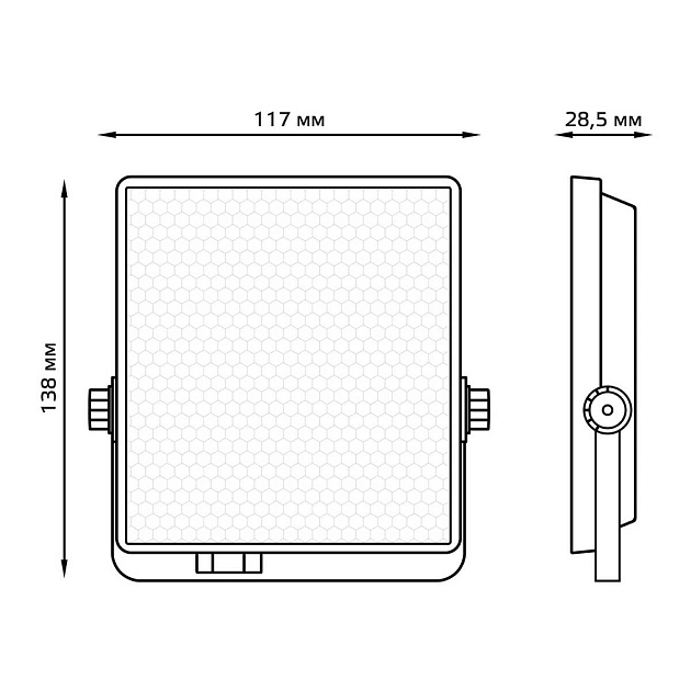 Прожектор светодиодный Gauss Evo 10W 6500К 687511310 изображение 2 Прожектор светодиодный Gauss Evo 10W 6500К 687511310 Фото № 2