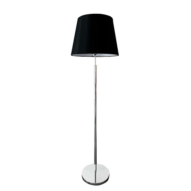 Торшер ЭкономСвет 11107/1F CR BK Фото № 1