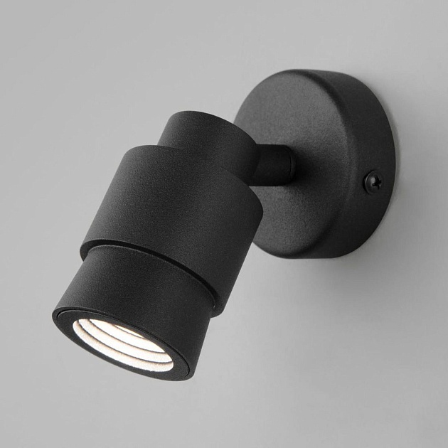 Светодиодный спот Eurosvet Plat 20125/1 черный Фото № 1