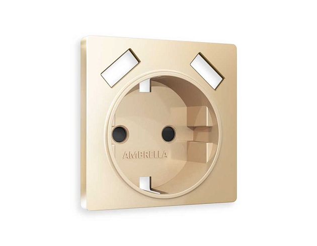 Лицевая панель розетки AMBRELLA VOLT AP6090 Фото № 1