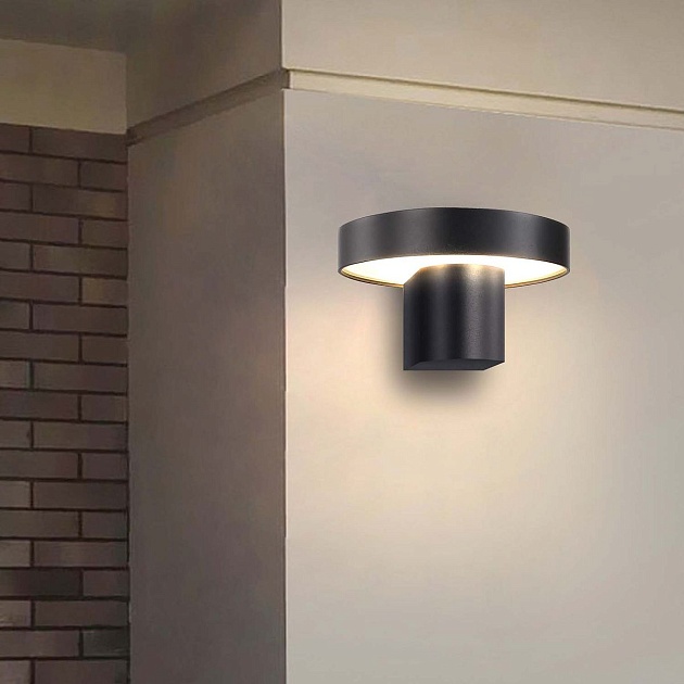 Уличный настенный светодиодный светильник Favourite Grybas 4640-1W Фото № 5