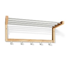 Настенная вешалка Sheffilton Альберо SHT-WH4 прозрачный лак/алюм.мет 5166216003 5