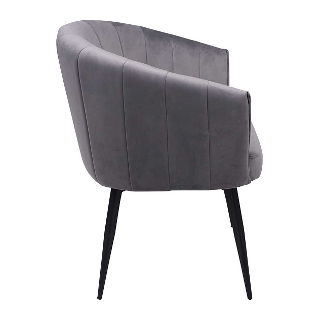 Поворотное кресло AksHome Melon серый, велюр 79675 изображение 8 Поворотное кресло AksHome Melon серый, велюр 79675 Фото № 8