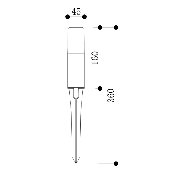 Ландшафтный светильник Maytoni Outdoor O416FL-L3B3K изображение 3 Ландшафтный светильник Maytoni Outdoor O416FL-L3B3K Фото № 3