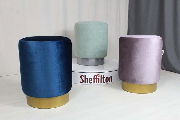 Пуф Sheffilton SHT-B8 морская глубина/золото 2052751102 изображение 2 Пуф Sheffilton SHT-B8 морская глубина/золото 2052751102 Фото № 2