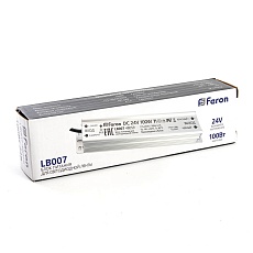 Блок питания для светодиодной ленты Feron LB007 24V 100W IP67 4,1A 48059 3