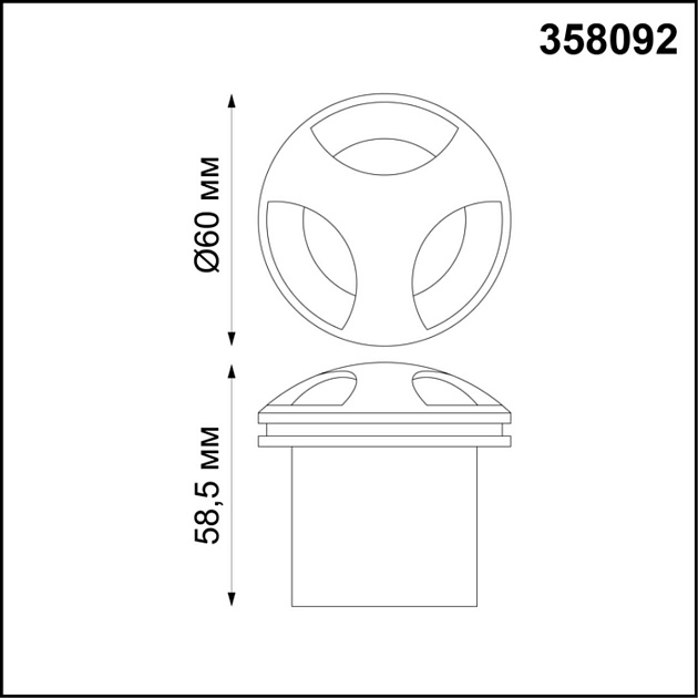 Уличный светодиодный светильник Novotech Street Scala 358092 Фото № 2