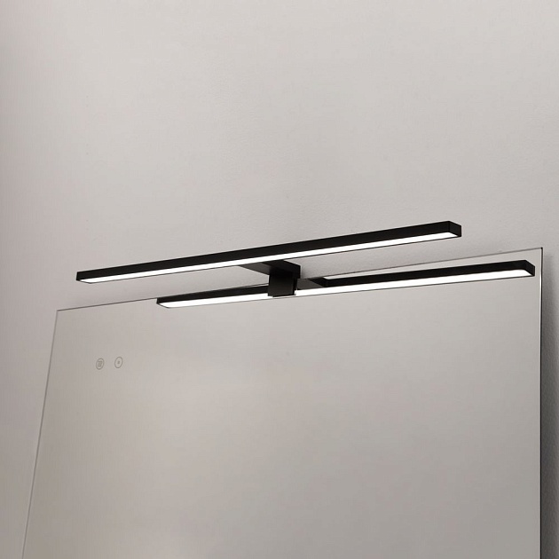 Подсветка для зеркал Arte Lamp Stecca A2730AP-1BK изображение 3 Подсветка для зеркал Arte Lamp Stecca A2730AP-1BK Фото № 3