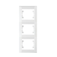 Рамка Makel 3-м Defne вертик. бел. 42001708