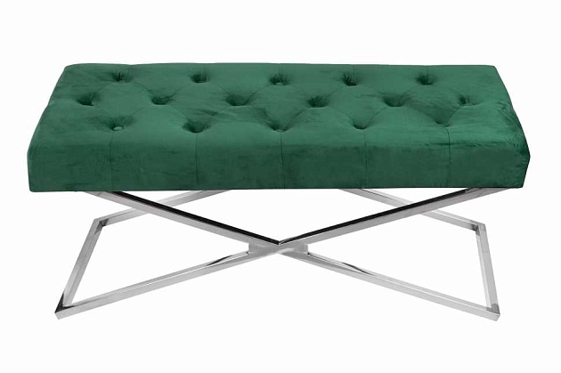 Банкетка ArtHomeDecor Cross ID-78 CR Green изображение 1 Банкетка ArtHomeDecor Cross ID-78 CR Green Фото № 1