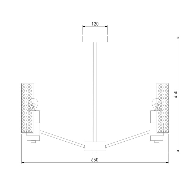 Потолочная люстра Eurosvet Grino 70139/6 никель Фото № 2