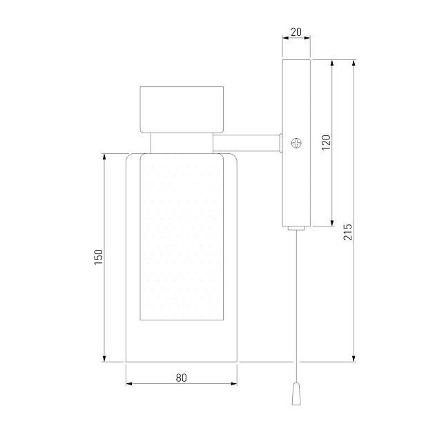 Бра Eurosvet Amado 70115/1 белый изображение 2 Бра Eurosvet Amado 70115/1 белый Фото № 2