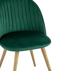 Кухонный стул Stool Group Лион Страйпс велюр зеленый DC-69030G HLR-56 1