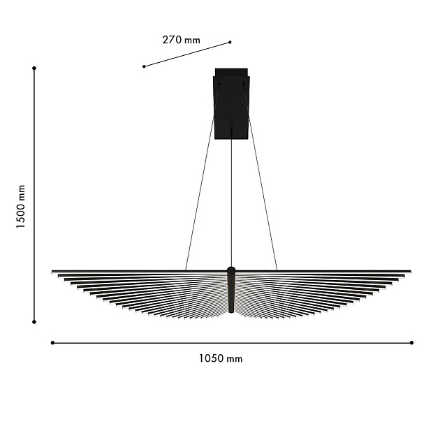 Подвесная светодиодная люстра Favourite Vingar 4381-2P изображение 2 Подвесная светодиодная люстра Favourite Vingar 4381-2P Фото № 2