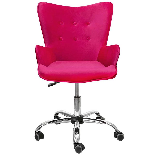 Поворотное кресло AksHome Bella фуксия, велюр 61451 изображение 4 Поворотное кресло AksHome Bella фуксия, велюр 61451 Фото № 4