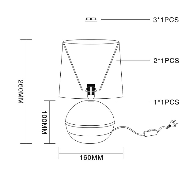Настольная лампа Escada Nymph 10169/L Beige изображение 2 Настольная лампа Escada Nymph 10169/L Beige Фото № 2