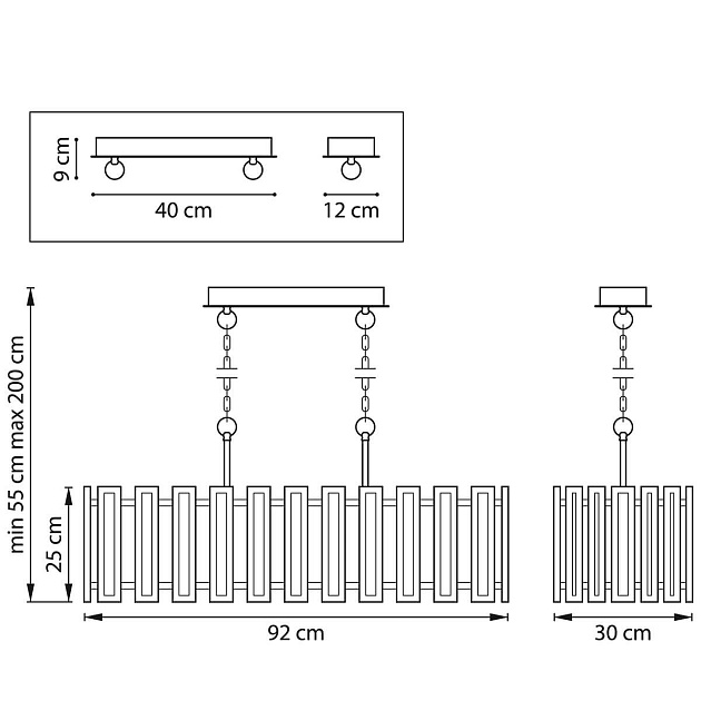 Подвесная люстра Lightstar Agave 712164 изображение 2 Подвесная люстра Lightstar Agave 712164 Фото № 2