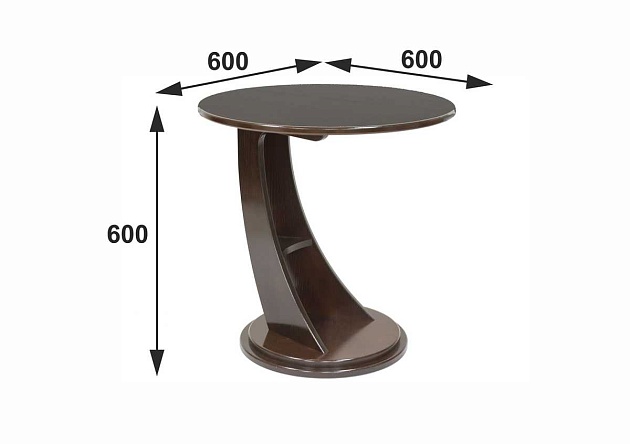 Приставной стол Мебелик Акцент 005810 изображение 3 Приставной стол Мебелик Акцент 005810 Фото № 3