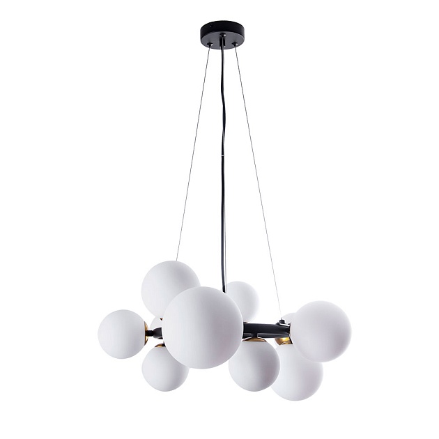 Подвесная люстра Arte Lamp GEMINI A2243SP-10BK Фото № 1