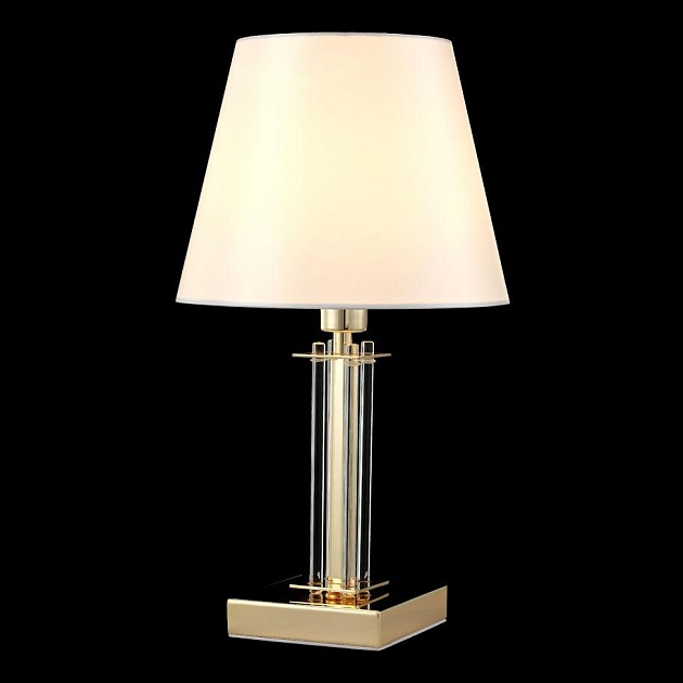 Настольная лампа Crystal Lux Nicolas LG1 Gold/White изображение 5 Настольная лампа Crystal Lux Nicolas LG1 Gold/White Фото № 5
