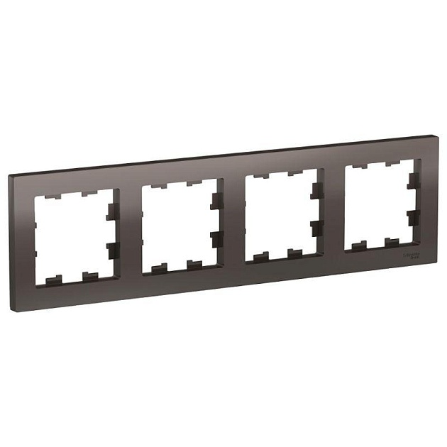 Рамка 4-постовая Systeme Electric AtlasDesign мокко ATN000604 Фото № 1