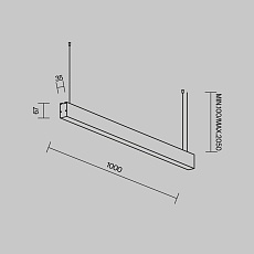 Линейный светильник Maytoni Technical LL312035 1