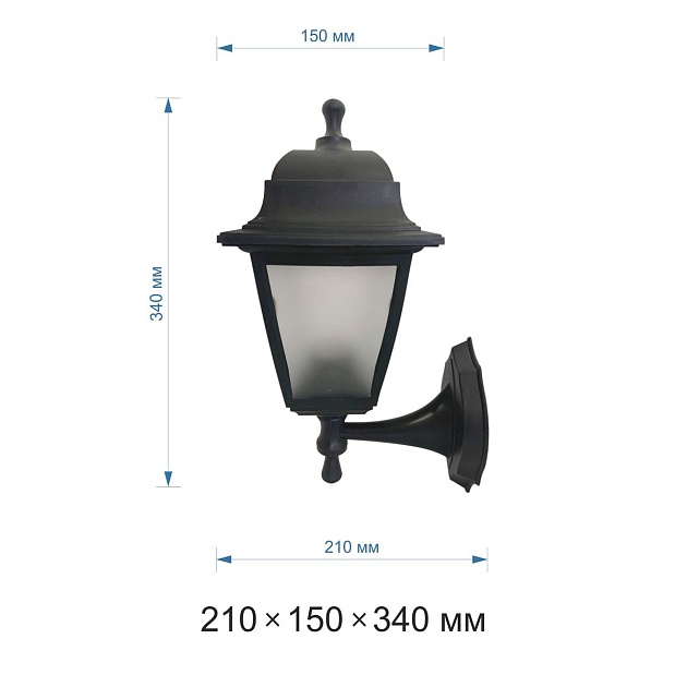 Уличный настенный светильник Apeyron Леда 11-11черматст изображение 2 Уличный настенный светильник Apeyron Леда 11-11черматст Фото № 2