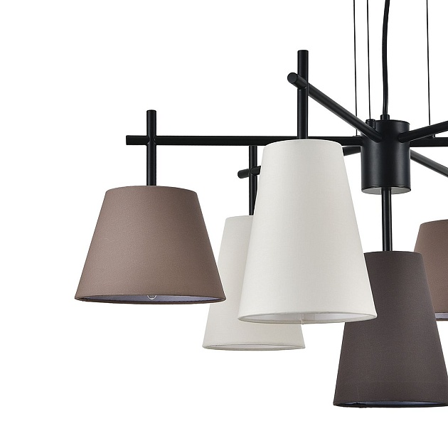 Подвесная люстра Indigo Abbinare 13032/7P Black V000534 изображение 3 Подвесная люстра Indigo Abbinare 13032/7P Black V000534 Фото № 3