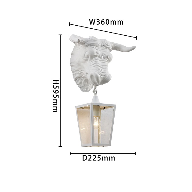 Уличный настенный светильник Favourite Bison 4000-1W Фото № 2