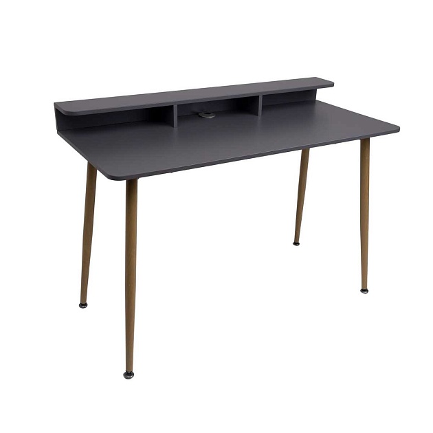 Письменный стол AksHome Jasper серый, металл 86201 Фото № 1