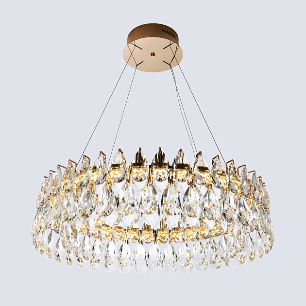 Подвесная светодиодная люстра Modelux Premium ML.6901.800P GD Фото № 2