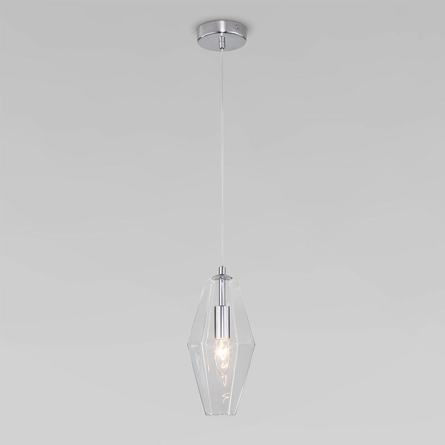 Подвесной светильник Eurosvet Prism 50236/1 прозрачный изображение 1 Подвесной светильник Eurosvet Prism 50236/1 прозрачный Фото № 1