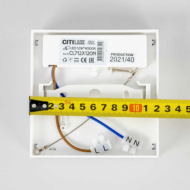 Накладной светодиодный светильник Citilux Тао CL712X120N Фото № 10