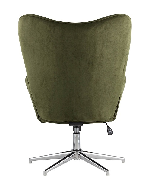 Поворотное кресло Stool Group Филадельфия регулируемое замша хаки FUCHS HY-53 Фото № 4