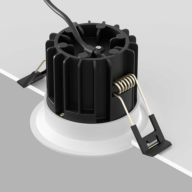 Встраиваемый светильник Maytoni Technical Round DL058-12W4K-W изображение 2 Встраиваемый светильник Maytoni Technical Round DL058-12W4K-W Фото № 2