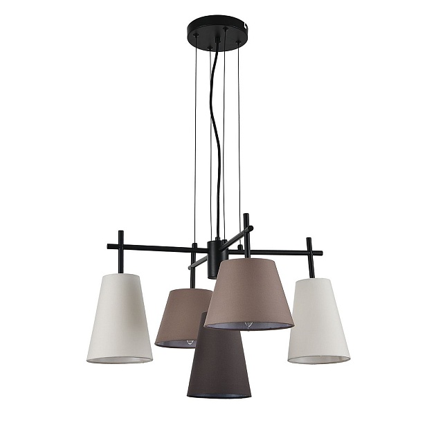 Подвесная люстра Indigo Abbinare 13032/5P Black V000533 Фото № 1