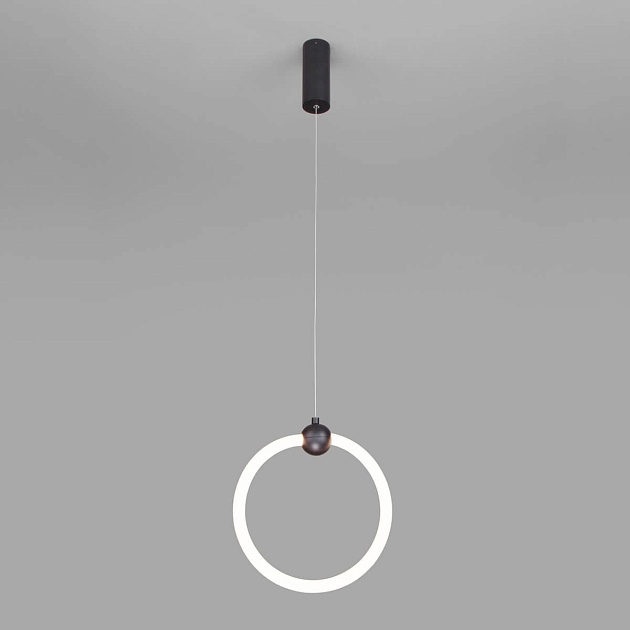 Подвесной светодиодный светильник Eurosvet Rim 90166/1 черный Фото № 3