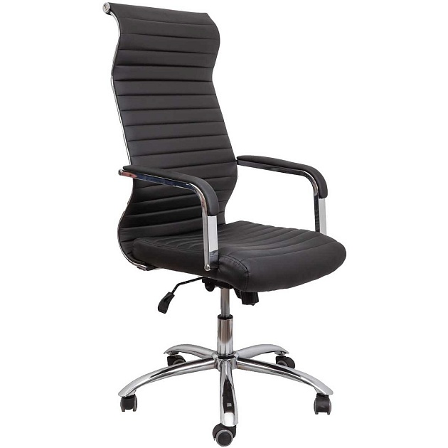 Офисное кресло AksHome Grid чёрный, экокожа 69794 изображение 1 Офисное кресло AksHome Grid чёрный, экокожа 69794 Фото № 1