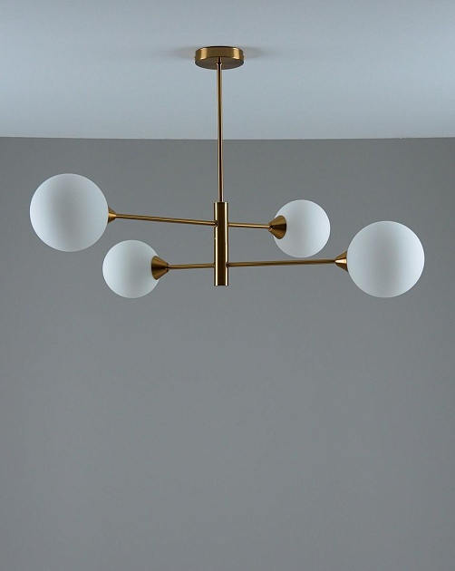 Подвесная люстра Moderli Molecule V10837-4P изображение 6 Подвесная люстра Moderli Molecule V10837-4P Фото № 6