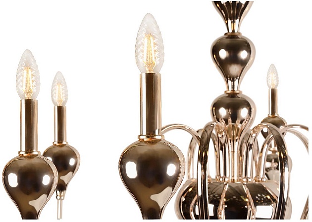 Подвесная люстра iLamp Lady 88003-8 GD Фото № 2