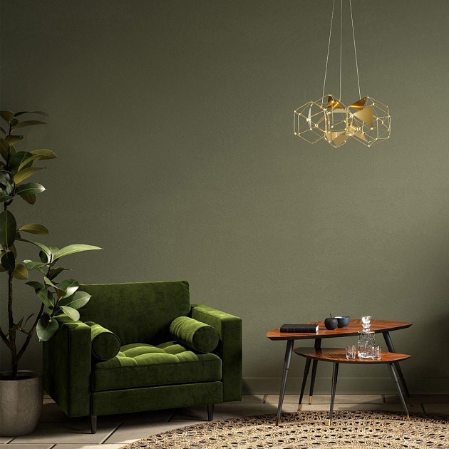 Подвесной светодиодный светильник Eurosvet Uma 90369/5 медь Фото № 7