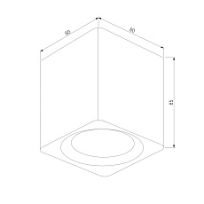 Потолочный светодиодный светильник Elektrostandard Matrix 25051/LED a065287 1