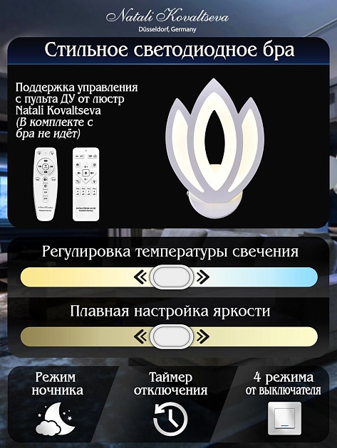 Бра Natali Kovaltseva Led Lamps 81124/1W Фото № 2